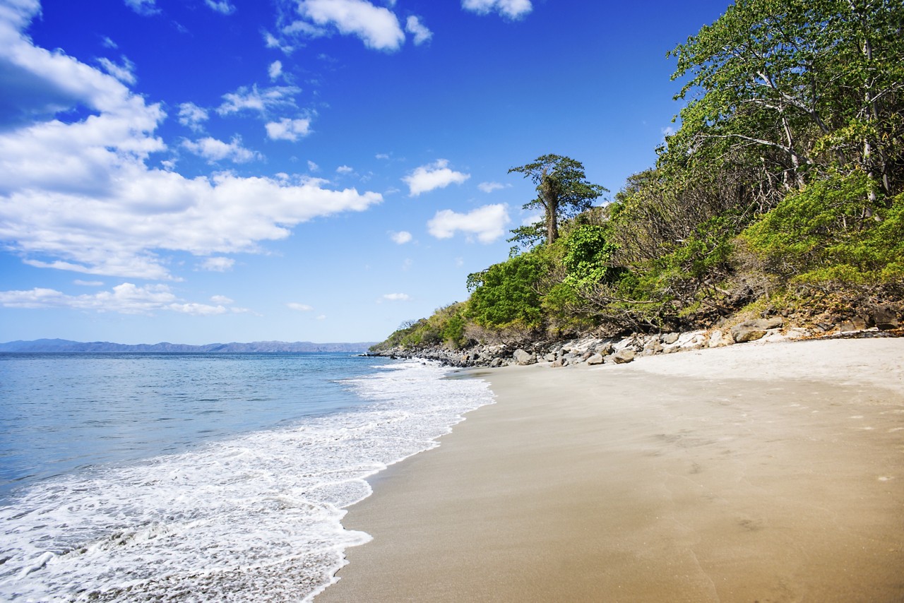 Praia na Costa Rica