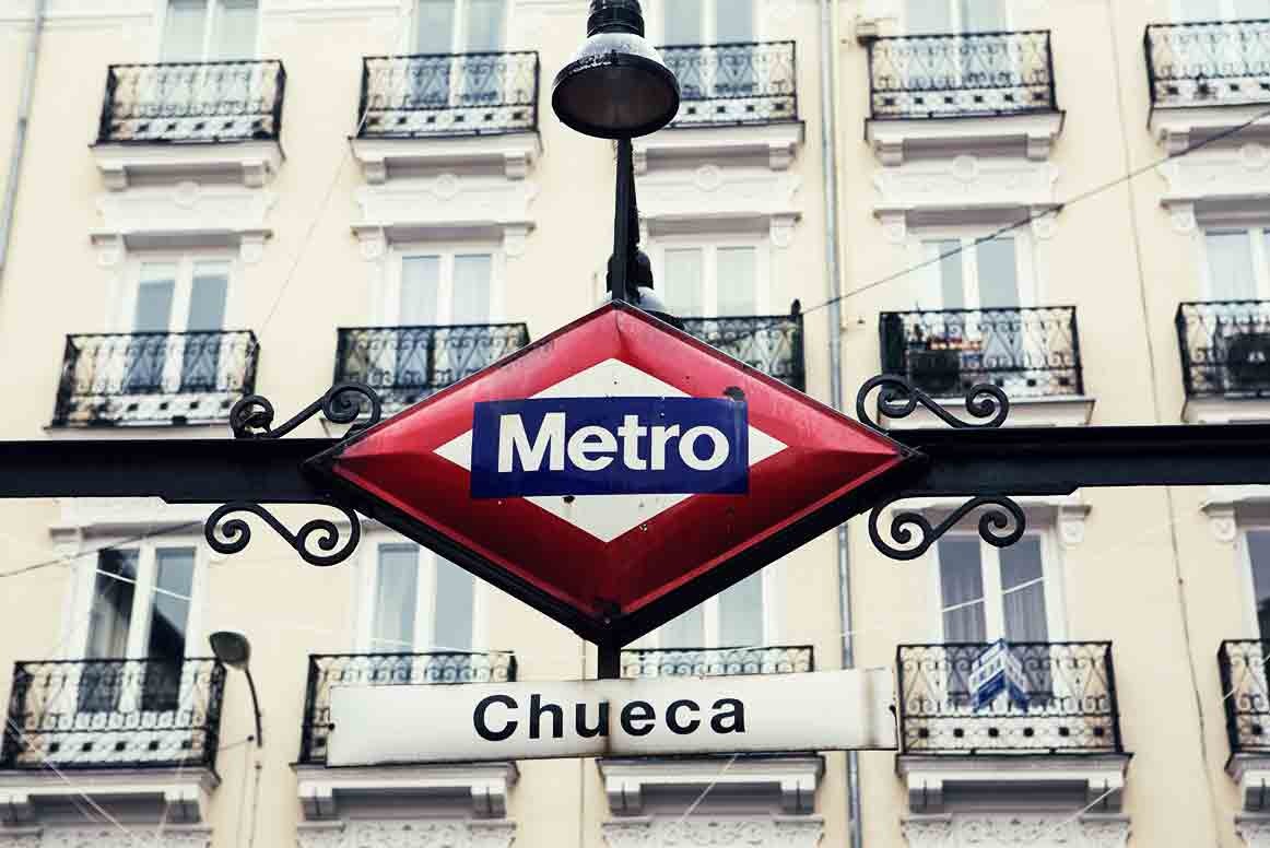 Estación de Chueca en Madrid