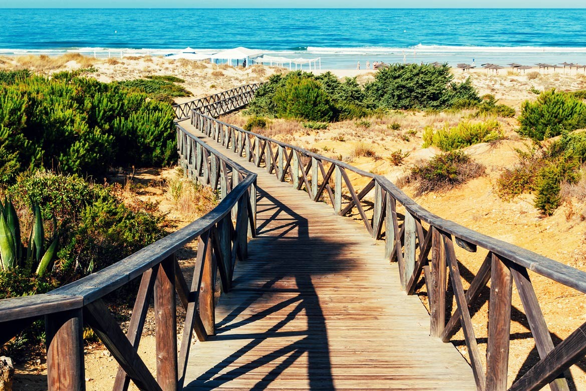 Beaches in the south of Spain don't get much better than La Barrosa