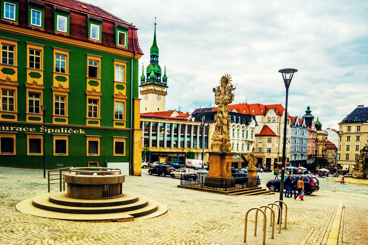 Zelny square en Brno