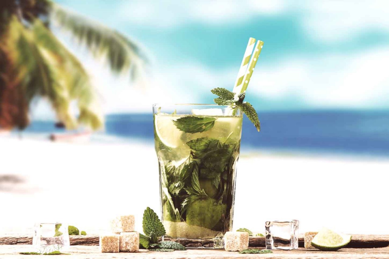 Viele berühmte Cocktails stammen aus der Karibik
