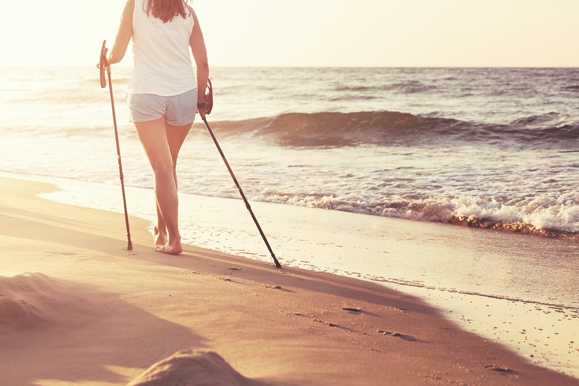 The best beaches in Fuerteventura might be best enjoyed when Nordic walking