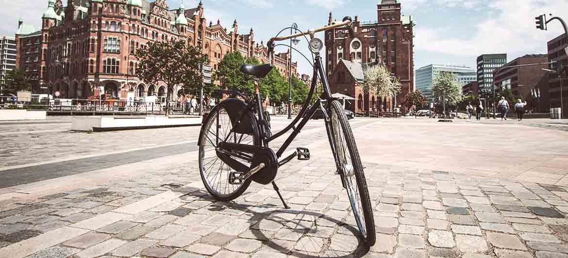 Fahrradfahren in Hamburg ist einfach und bringt Spaß.