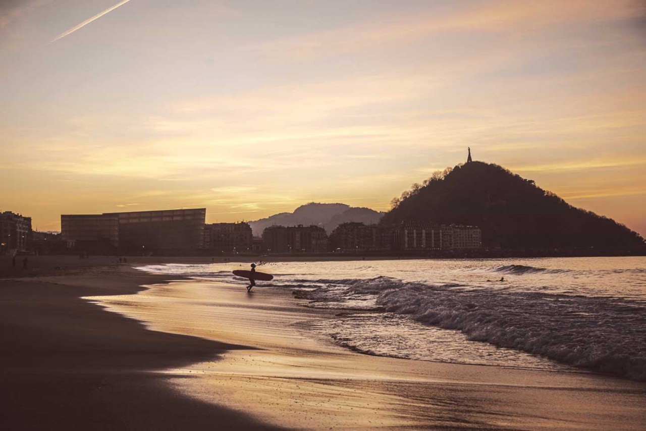San Sebastian is one of the best places in northern Spain for beginners to surf