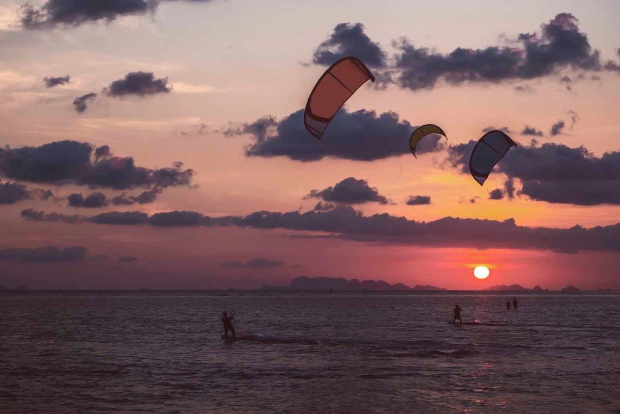 The best kite surfing in Spain is in the small town of Tarifa, in Andalusia
