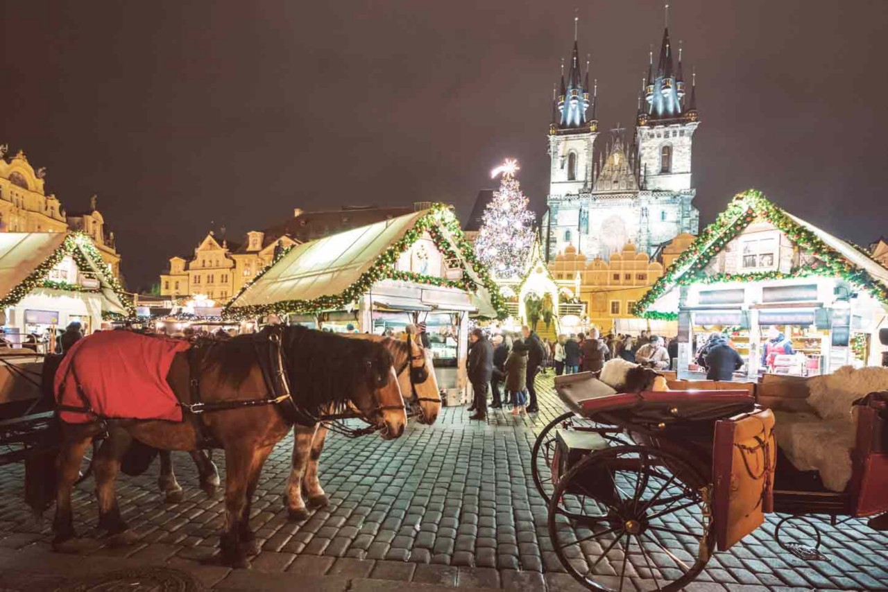 Überall in Europa gibt es romantische Weihnachtsmärkte.