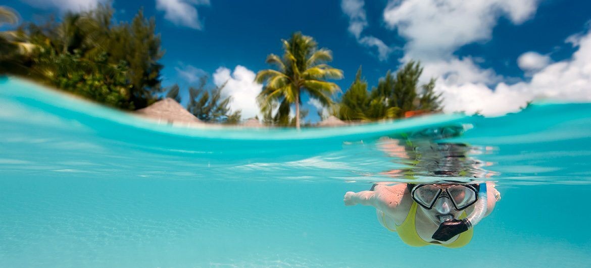 Das Wetter in der Karibik eignet sich zum Wassersport.