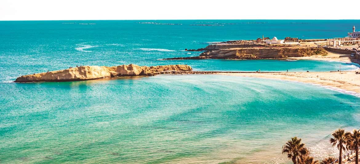 Tunisia's coast is perfect for everyone, with beautiful beaches