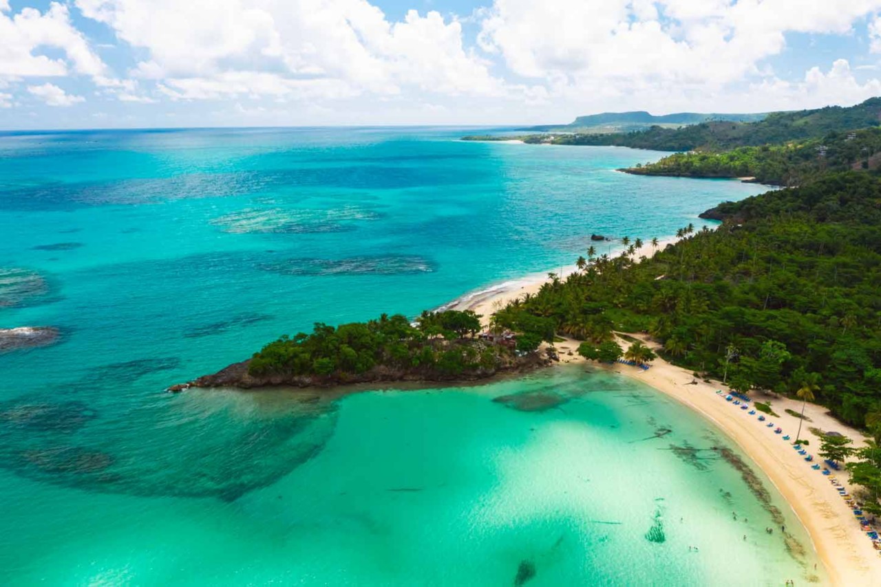 Ein echter Karibik-Traumstrand: Playa Rincón, Dominikanische Republik