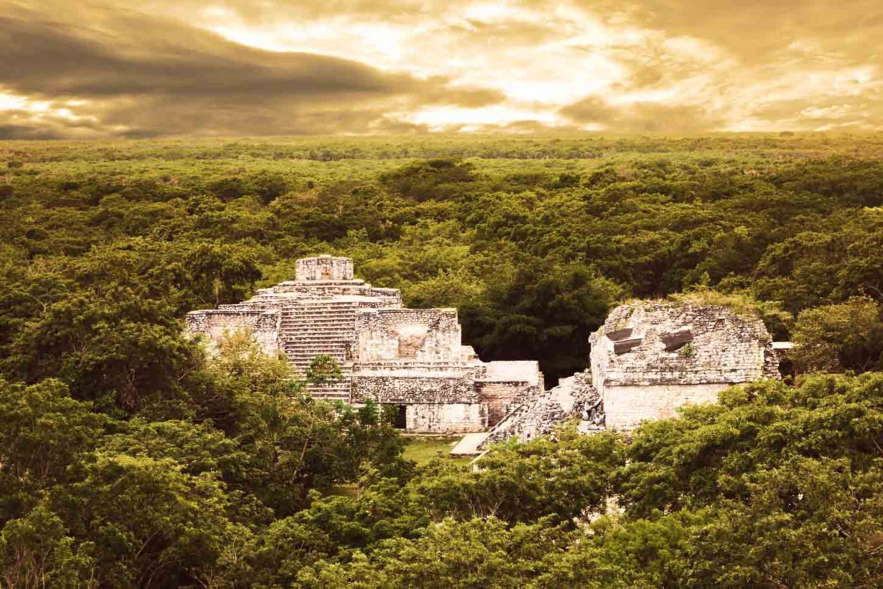 Dschungel-Tour in Riviera Maya: Tempel im Regenwald
