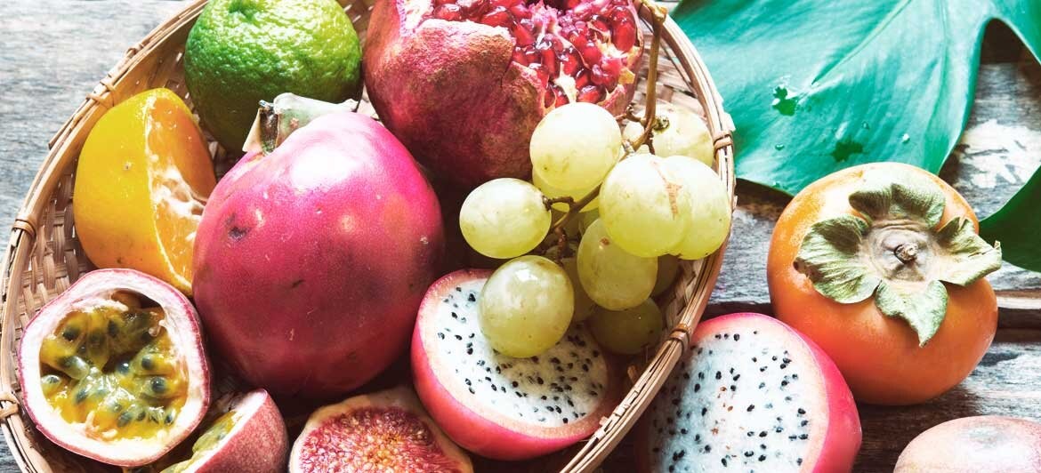 Tropische Früchte - Obstsalat