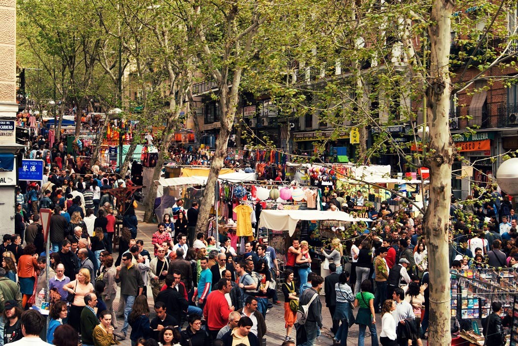 El Rastro en Madrid