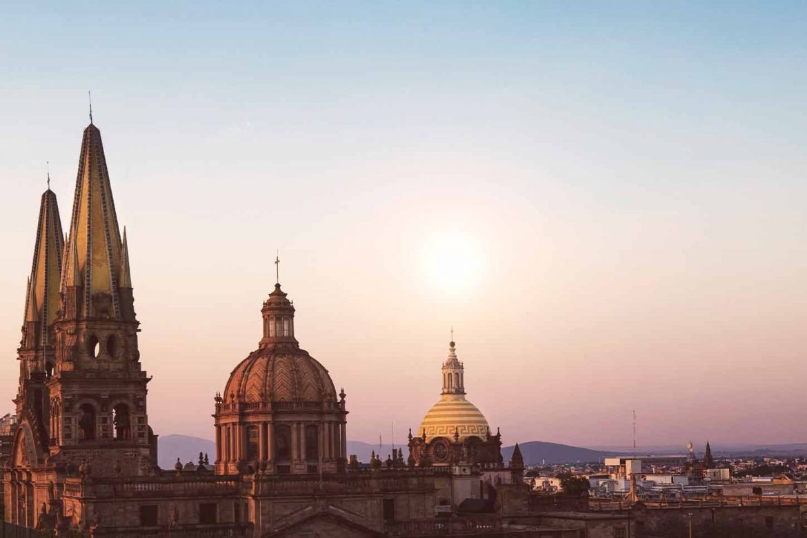 Guadalajara México atardecer