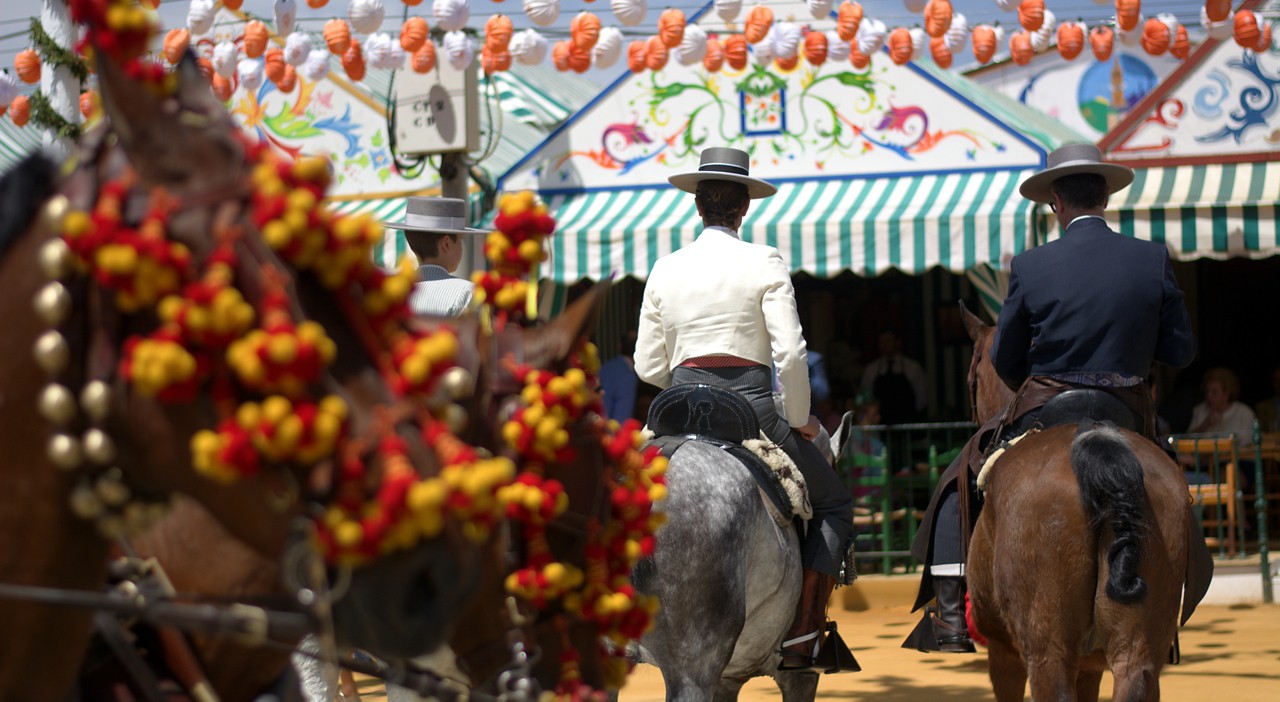 The Malaga fair is one of the biggest festivals in Andalusia