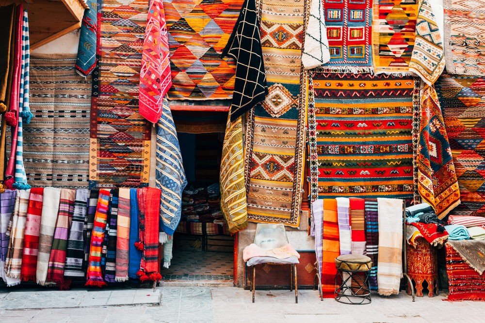 Rugs are one of the most popular forms of Moroccan crafts
