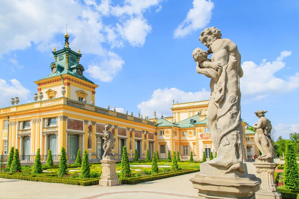 Sehenswürdigkeiten in Warschau: der Wilanów-Palast.