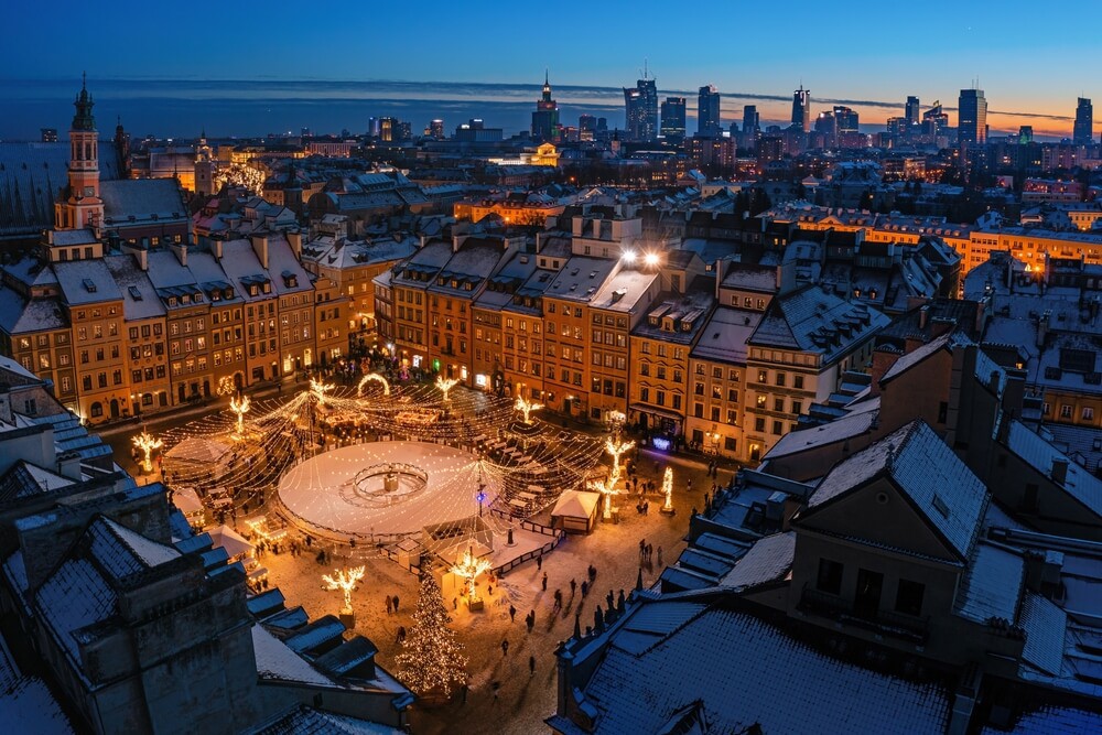 Die besten Reiseziele über Weihnachten: Warschau