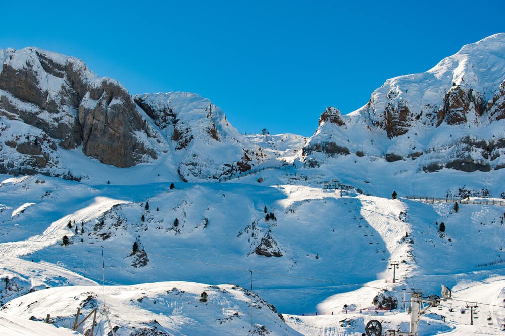 Candanchu is one of the most popular spots for skiing in the Pyrenees