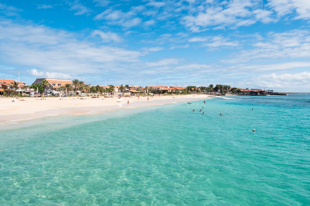The Santa Maria beach is the ideal spot to enjoy your Cape Verde vacations