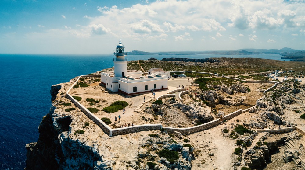 faro de Cabo Cavalleria. Menorca