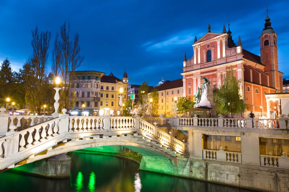 The Triple Bridge is one of the Ljubljana attractions that is worth a visit