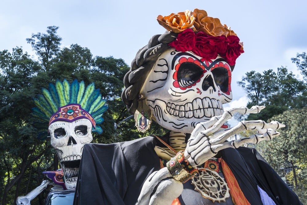 Day of the Dead festival in Mexico is one of the top attractions to enjoy when visiting in November