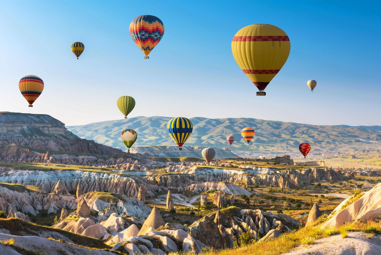 Kappadokien-Urlaub: Fahrt mit dem Heißluftballon
