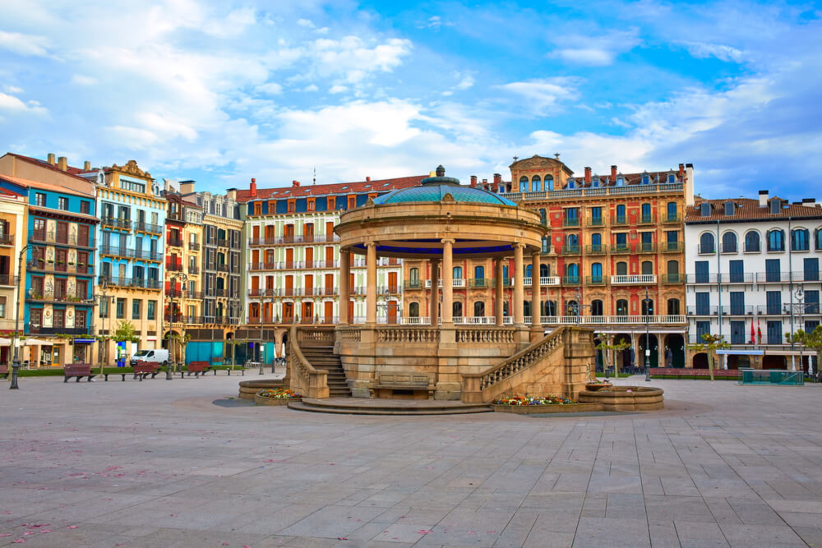 Pamplona Sehenswürdigkeiten: Plaza del Castillo.