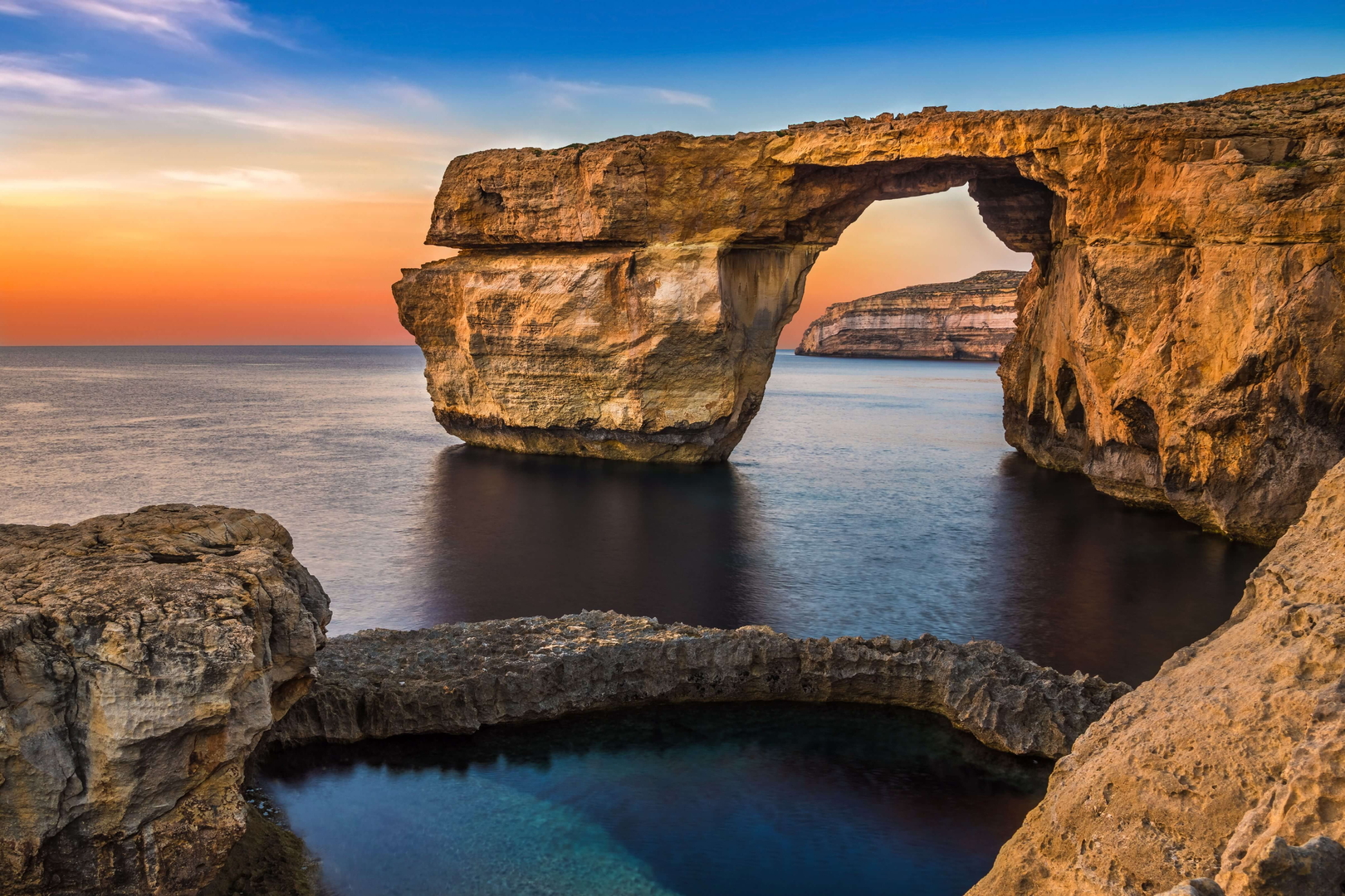 The Azure Window, an iconic landmark in Malta